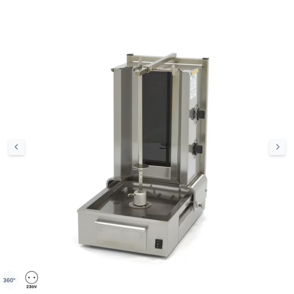  Ψησταριά για κεμπάπ - 2 καυστήρες - 20kg κρέας - Ηλεκτρική